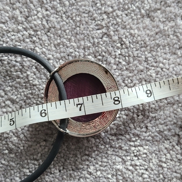 TRÏBE Faux Wood Disc Cord Necklace NWOT - Picture 7 of 7